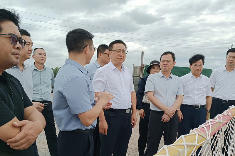 贛州市委常委、副市長何琦一行蒞臨挺進(jìn)環(huán)保D5地塊土壤治理項目調(diào)研指導(dǎo)
